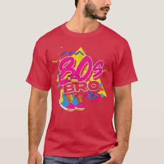 Camiseta fiesta de disfraces de la época de los años 80 de 