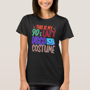 Camiseta fiesta de disfraces de los 90's Disco Music Vinyl 