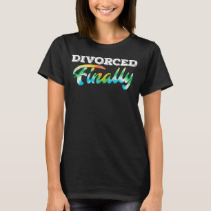 Camiseta Fiesta de divorcio por fin divorciado ex marido