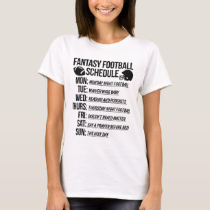 Camiseta Fiesta de draft de fútbol fantástico