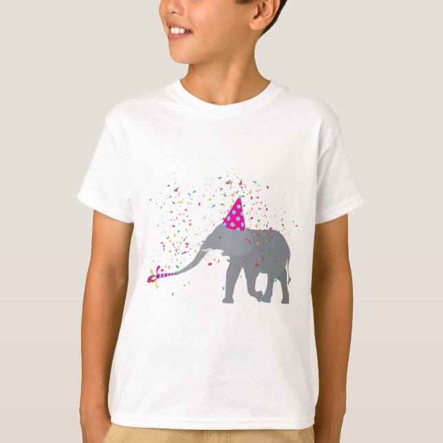 Camiseta Fiesta de elefantes - Animales que tienen un Fiest (Anverso)