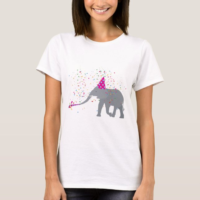 Camiseta Fiesta de elefantes - Animales que tienen un Fiest (Anverso)