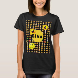 Camiseta Fiesta de emoji personalizado