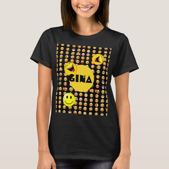 Camiseta Fiesta de emoji personalizado (Anverso)