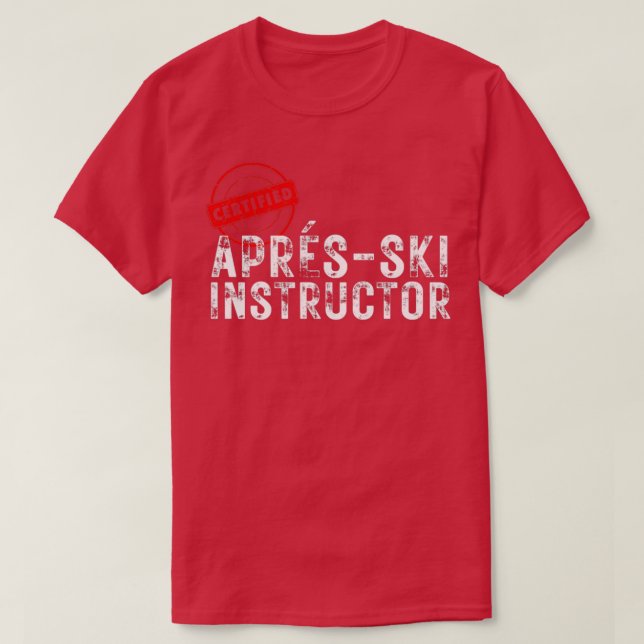 Camiseta Fiesta de esquí Apres (Diseño del anverso)