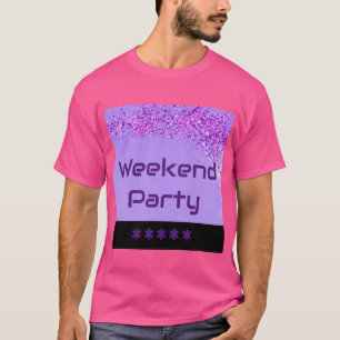 Camiseta Fiesta de fin de semana de baile personalizada Hum