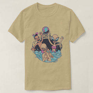 Camiseta Fiesta de Fun Alien Beach