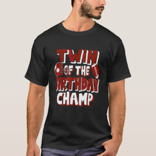 Camiseta Fiesta De Fútbol Americano, Campeón De Cumpleaños