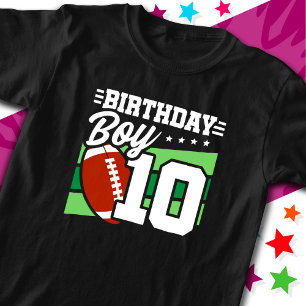 Camiseta fiesta de fútbol de 10 años Tema 10