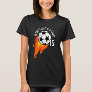 Camiseta fiesta de Fútbol de 15 años, tipo de cumpleaños 15