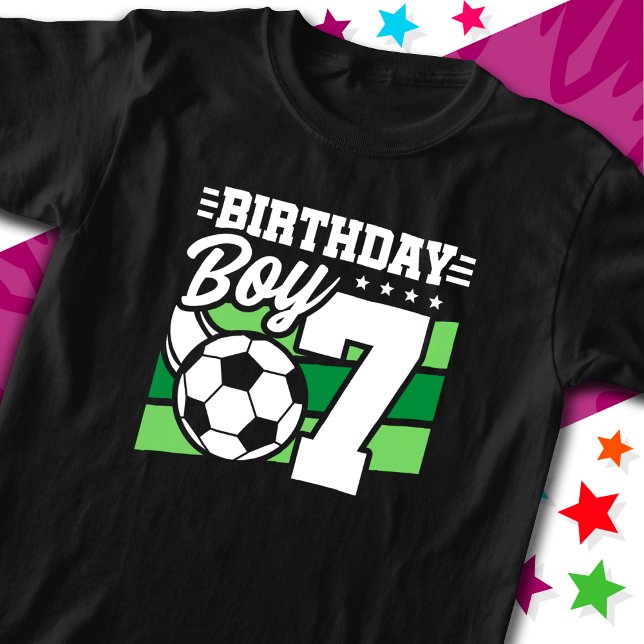 Camiseta fiesta de fútbol de 7 años de edad (Subido por el creador)