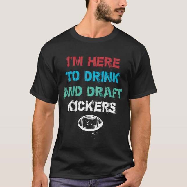 Camiseta Fiesta de Fútbol Fantasía Bebida Draft Kickers Div (Anverso)