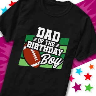 Camiseta Fiesta de fútbol infantil papá del niño de cumplea