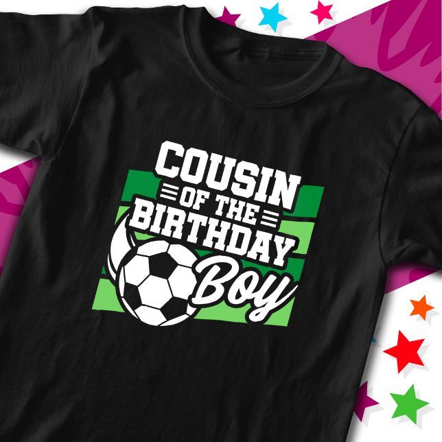 Camiseta Fiesta de fútbol infantil primo de niño cumpleaños (Subido por el creador)