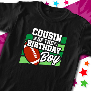 Camiseta Fiesta de fútbol infantil primo del niño cumpleaño