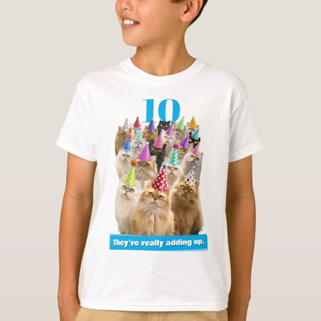 Camiseta Fiesta de Gatos (Anverso)