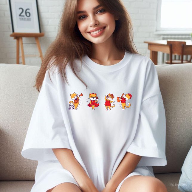 Camiseta Fiesta de gatos (Cat T-shirt)