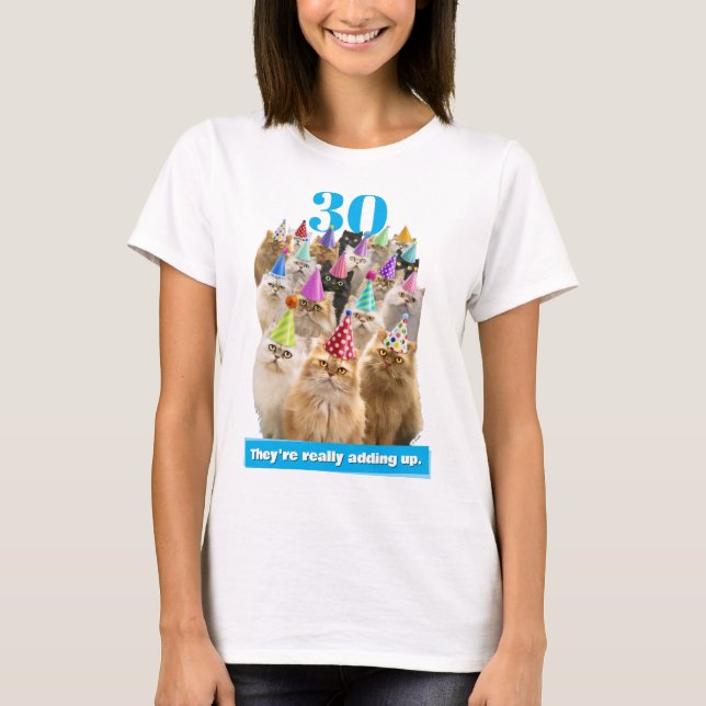Camiseta Fiesta de Gatos (Anverso)