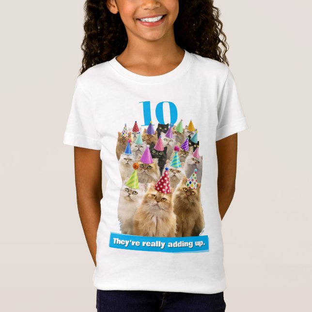 Camiseta Fiesta de Gatos (Anverso)