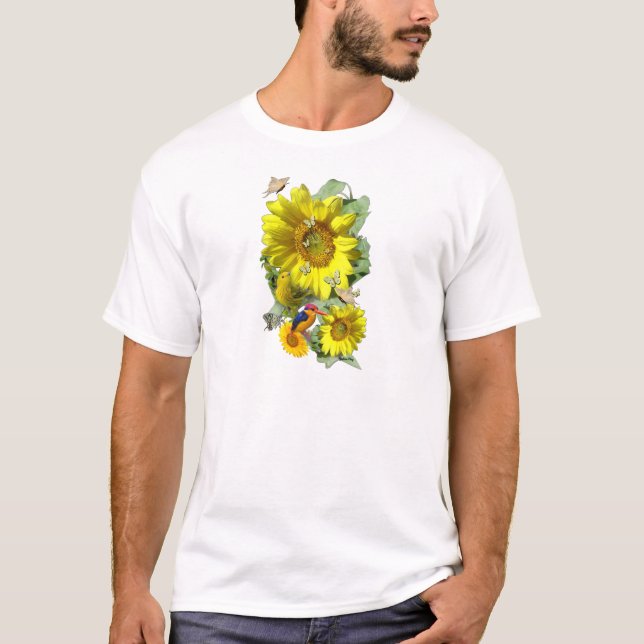 Camiseta Fiesta de girasol (Anverso)