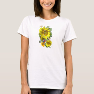 Camiseta fiesta de girasoles.