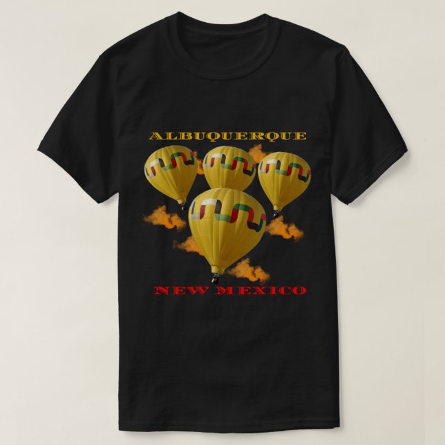 Camiseta Fiesta de globo aerostático Albuquerque Nuevo Méxi (Diseño del anverso)