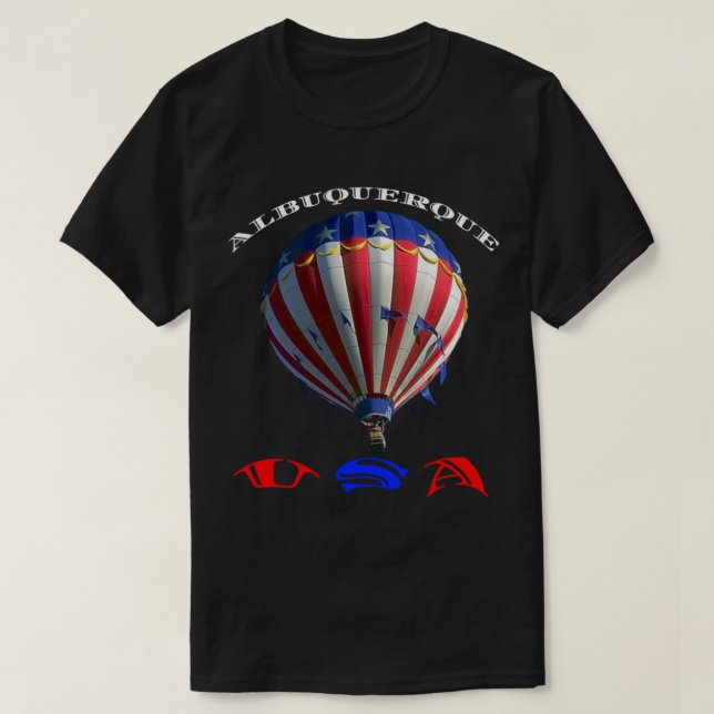 Camiseta Fiesta de globo aerostático Albuquerque Nuevo Méxi (Diseño del anverso)
