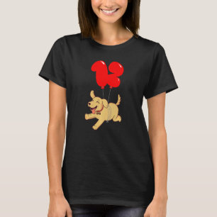 Camiseta Fiesta de globos de 12 cumpleaños feliz Labrador