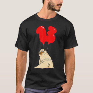 Camiseta Fiesta de globos para niños por el 13 cumpleaños d