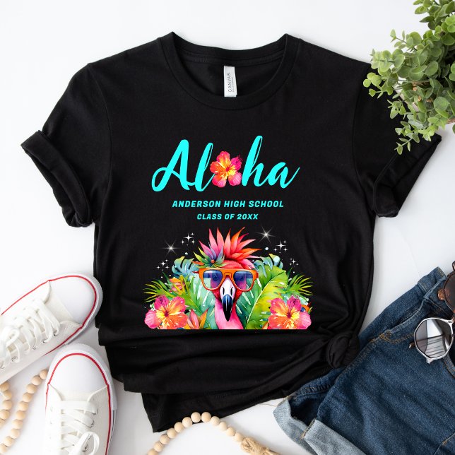 Camiseta Fiesta de Graduación Luau Tropical Aloha Hawaiano (Subido por el creador)