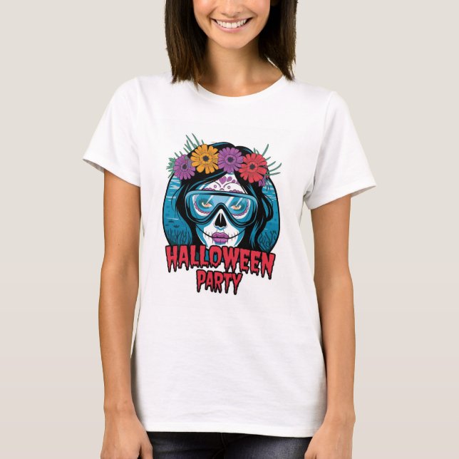 Camiseta Fiesta de hallow (Anverso)