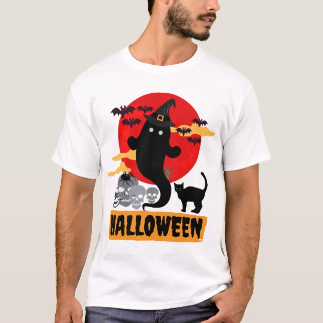 Camiseta Fiesta de Halloween                               (Anverso)