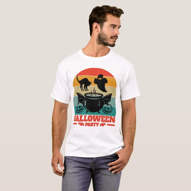 Camiseta Fiesta de Halloween (Anverso completo)