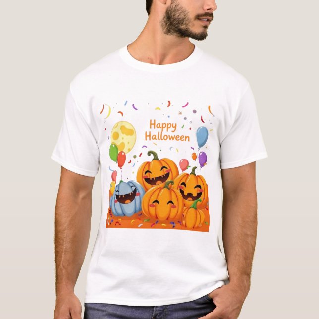 Camiseta fiesta de halloween (Anverso)