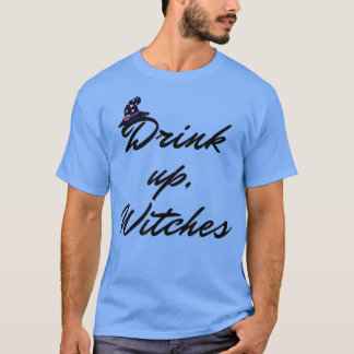 Camiseta Fiesta de Halloween Bebiendo T, Beber brujas