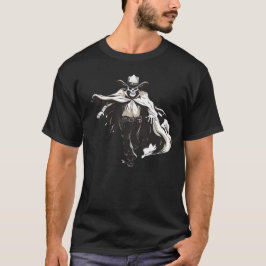 Camiseta fiesta de halloween con cráneo de vaquero