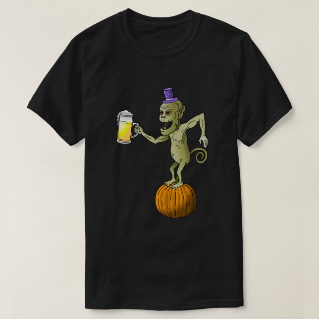 Camiseta Fiesta de Halloween de Cheer Ghouls (Diseño del anverso)