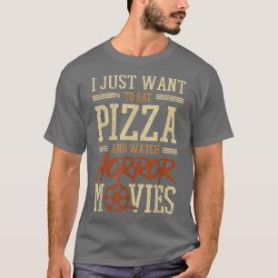 Camiseta Fiesta De Halloween De La Película De Pizza Y Horr
