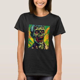 Camiseta Fiesta de Halloween de Zombies Espeluznantes