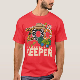 Camiseta Fiesta de Halloween del cuidador del zoológico saf