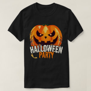 Camiseta Fiesta de Halloween – Diseño de Jack-o’-Lantern