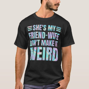 Camiseta Fiesta de Halloween es mi amiga-esposa adorable