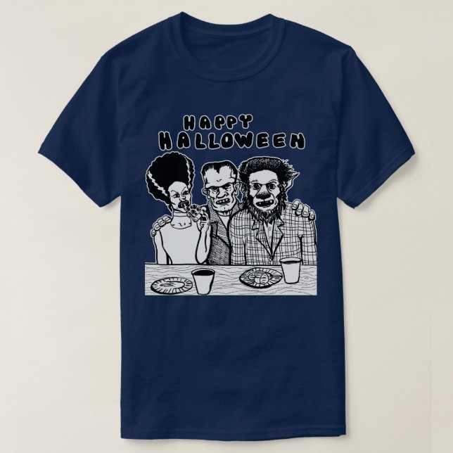 Camiseta Fiesta de Halloween esta noche TShirt (Diseño del anverso)