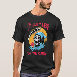 Camiseta Fiesta de Halloween estoy aquí para el Candy Spook