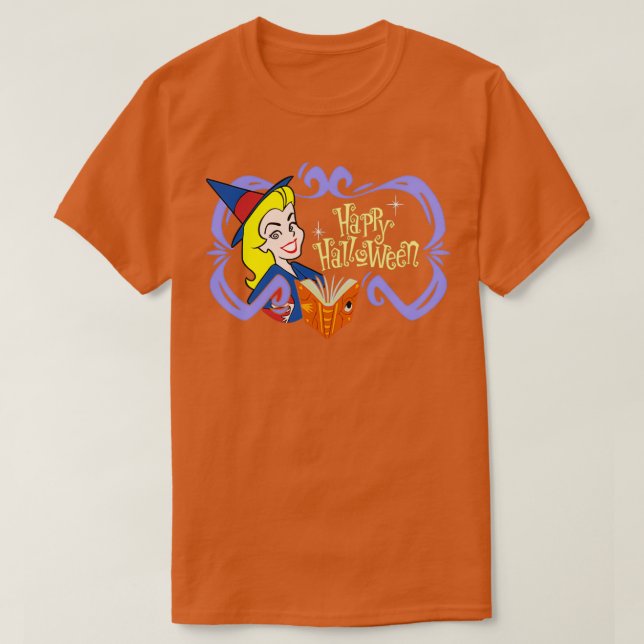 Camiseta Fiesta de Halloween Feliz (Diseño del anverso)
