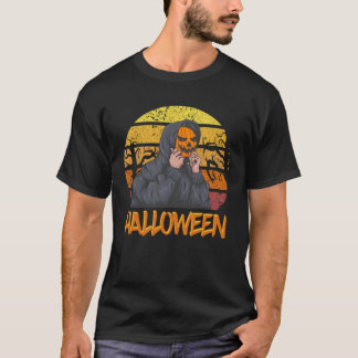 Camiseta Fiesta de Halloween Feliz Gráfico de calabaza más