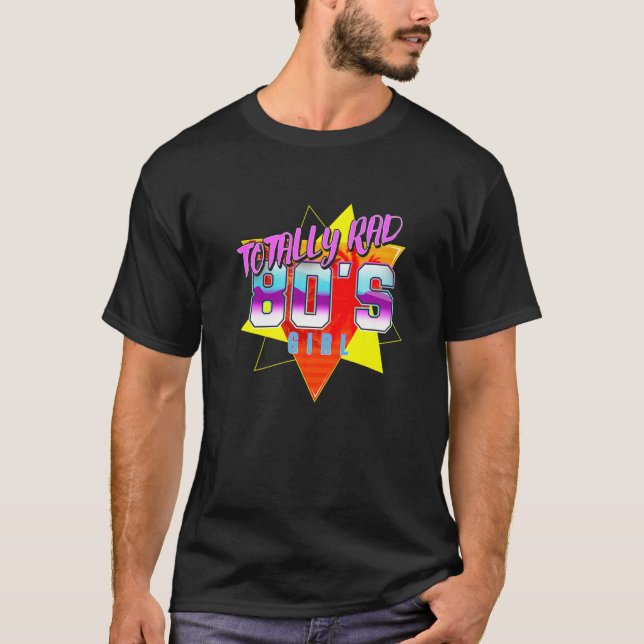 Camiseta fiesta de Hipster Retro Rave de los años 80 (Anverso)