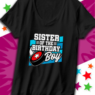Camiseta Fiesta de hockey infantil divertido hermana del ni
