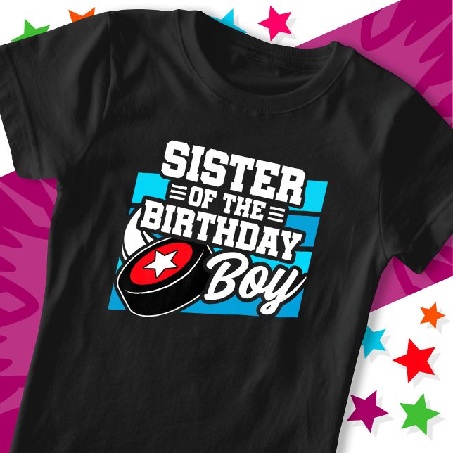 Camiseta Fiesta de hockey infantil divertido hermana del ni (Subido por el creador)