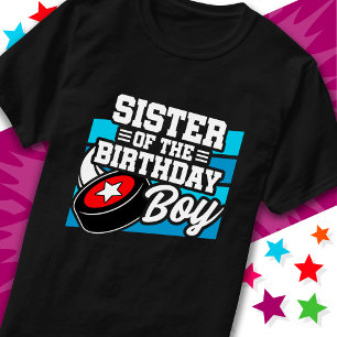 Camiseta Fiesta de hockey infantil divertido hermana del ni